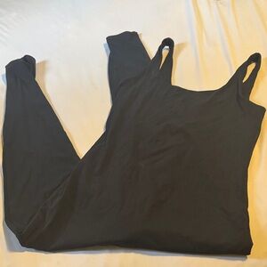 Black Sleeveless Jumpsuit